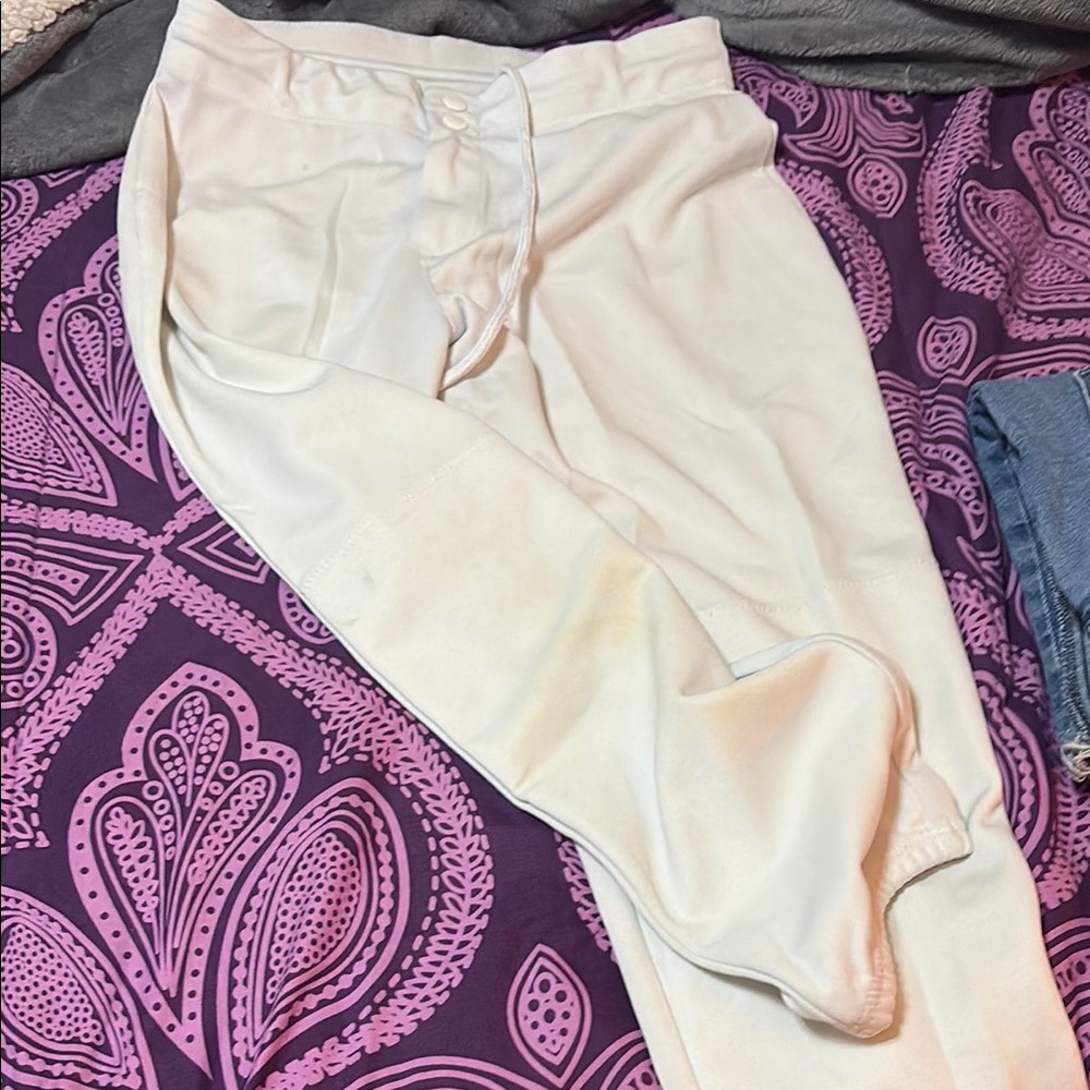 Kids Cream Pants